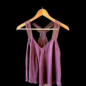 La Hearts Burgundy Tank Top/ Camisole